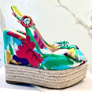 Frances Valentine platform wedge